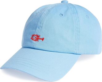 Club Room Mens Embroidered Baseball Hat Blue