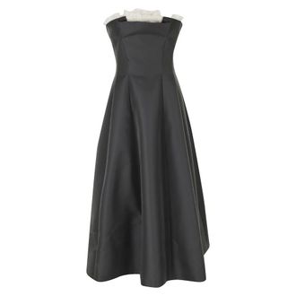 Alberta Ferretti Kleedjes, Dames, Grijs, S, Abito Mikado