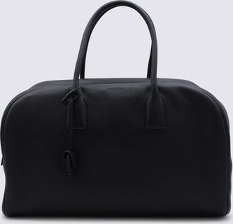 Saint Laurent Black Calf Skin Top Handle Bag