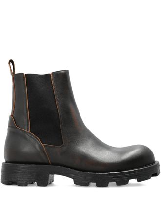 Diesel 40mm D-Hammer lug-sole boots - Brown