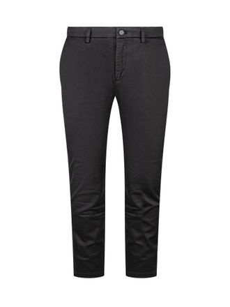 Department Five Black Slim Chino Trousers