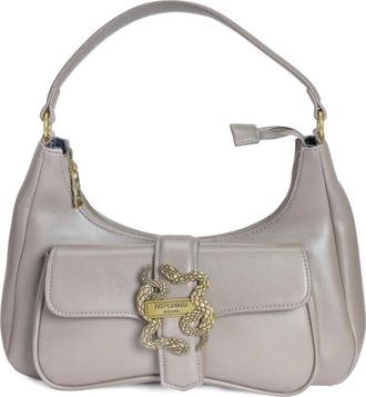 Just Cavalli Iconic Snakes Bag 4 - Dames - Schoudertassen - Grijs - ONE Size - Tassen