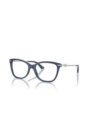 Jimmy Choo London 52mm Rectangle optical glasses in Blue at Nordstrom