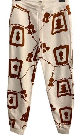 Herm&egrave;s Printed Cotton Jogging Pants Size M
