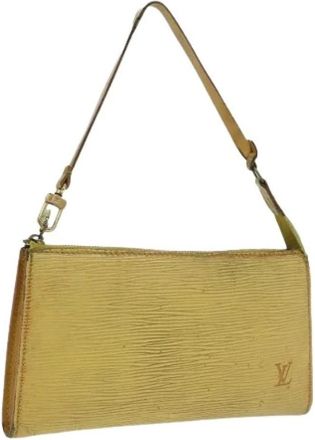Louis Vuitton Pre-owned Shoulder Bags, female, Yellow, Size: ONE SIZE Pre-owned Pochette Accessoires