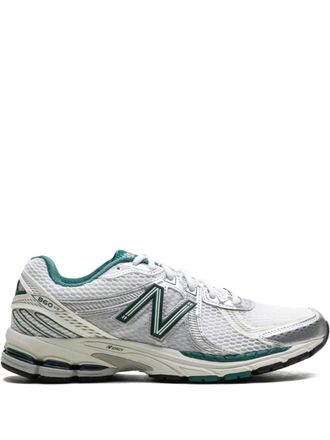 New Balance 860v2 Aime Leon Dore - Grey/Green sneakers - Wit