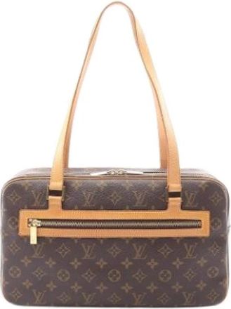 Louis Vuitton Pre-owned Vintage Monogram Shoulder Bag - Dames - Vintage Schoudertas - Bruin - ONE Size - Vintage