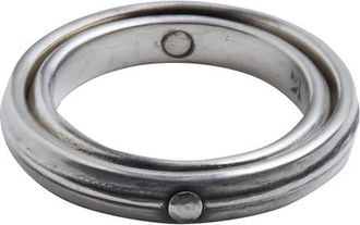 Werkstatt M&uuml;nchen Zilveren Ring - unisex - Ringen - Grijs - L - Accessoires