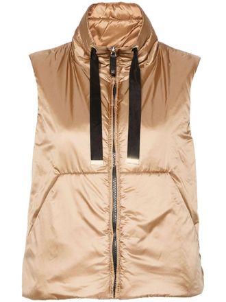 Max Mara water-repellent drawstring gilet - Neutrals