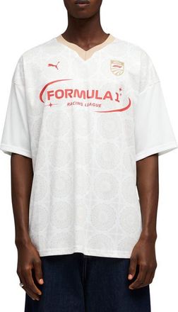 Puma F1 Italy Jersey in Puma White at Nordstrom, Size Medium