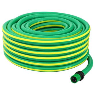 vidaXL Manguera De Jard&iacute;n 5 Capas Verde Y Amarillo 1 / 2 100 M Pvc Vidaxl