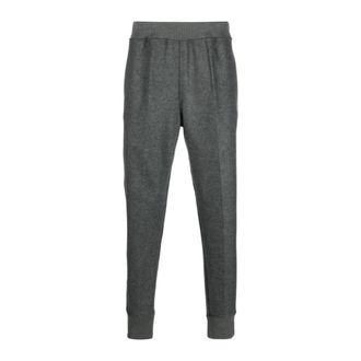 Jil Sander Sweatpants, male, Gray, L, Wool Track Trousers