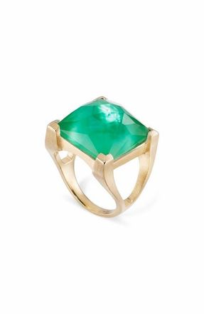Dean Davidson Plaza Mother-of-Pearl Doublet Cocktail Ring in Banyan Green at Nordstrom, Size 7