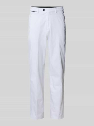 Hiltl Hiltl Chino mit Eingrifftaschen Modell Peaker in Weiss, Gr&ouml;&szlig;e 102