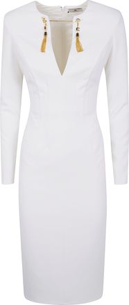 Elisabetta Franchi Midi Fit Dress