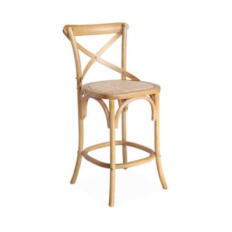 Sweeek Sillas de bar bistr&oacute; vintage madera, natural