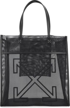 Off-white Black Market Mesh Arrow Tote Bag