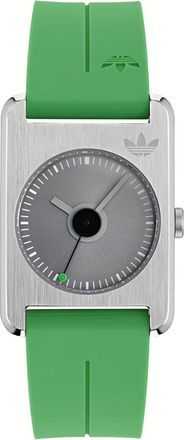 adidas Originals ADIDAS Originals Retro Pop One Unisexs Green Watch AOST23561 Silicone - One Size