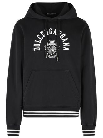 Dolce & Gabbana zwarte katoenen hoodie