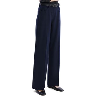 Theory Jean.Wool 5-Pocket Pants in Dark Navy at Nordstrom Rack, Size 12