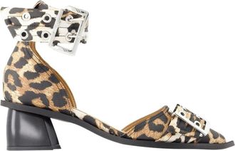 Ganni Dames, Schoenen, Veelkleurig, Maat: 37 EU Leer