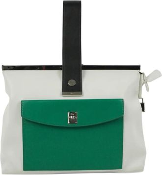 Dior Borsa a spalla in pelle - Bianco