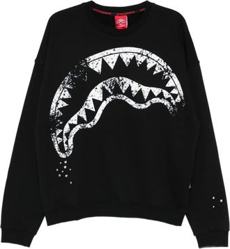 Sprayground shark-print sweatshirt - Black