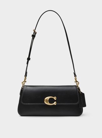 Coach Womens Jet leather shoulder bag