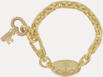 Vivienne Westwood Ovidia Bracelet Gold-brown-cz Gold-brown-cz Women