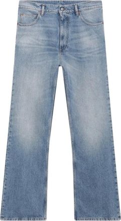 Maison Margiela Jeans, Heren, Blauw, W31, Katoen, Broek 5 zakken