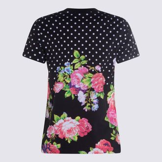 Moschino Womens T-Shirts And Polos Nero _100 % Co