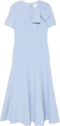 Roland Mouret 079M-Cr Dress - - Dresses - Donna - Blu - M