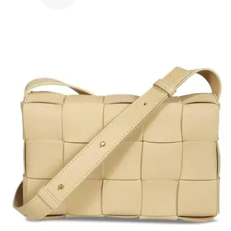 Bottega Veneta Intreccio Leather Cassette Crossbody Bag