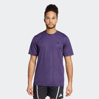 adidas T-Shirt ADIDAS PERFORMANCE TR-ES BASE T, Herren, Gr. XXL, aurora plum, schwarz, Obermaterial: 100% Polyester, Shirts T-Shirt, AEROREADY Technologie, P