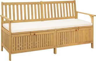 vidaXL Banco De Almacenamiento 2 -seater 170 X 63 X 84 Cm Rectangular Vidaxl