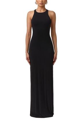 Naked Wardrobe Sleeveless Maxi Dress in Black at Nordstrom, Size X-Small