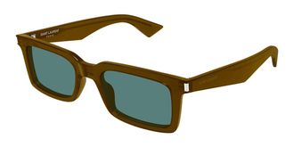 Saint Laurent SL 860 004 Mens Sunglasses Brown Size 52 - Free RX Lenses - Free RX Lenses