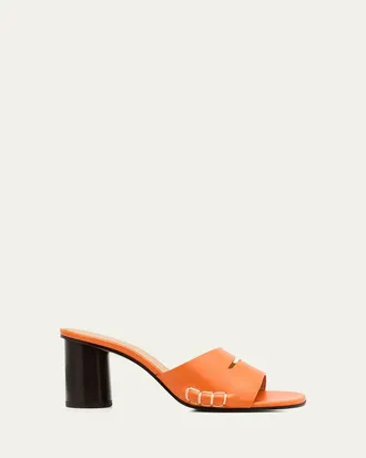 J.W.Anderson Leather Loafer-Inspired Mule Sandals