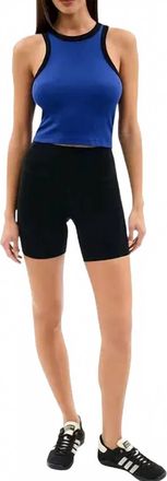 SPLITS59 Airweight High Waist Bike Shorts In Black