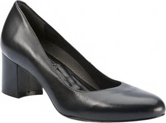 Ros Hommerson Womens Jessica Pump Heels Shoes In Black Cashmere Leather