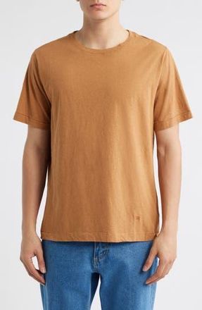 Merz b. Schwanen Organic Cotton & Hemp T-Shirt in Faded Caramel at Nordstrom Rack, Size Large