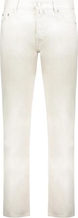 Moorer Slim-fit broeken - Heren - Slim Fit Jeans - Wit - W33 - Katoen - Jeans