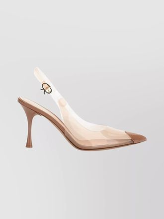 Gianvito Rossi transparent slingback pumps