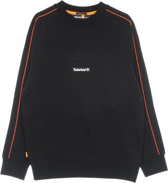 Timberland Lichtgewicht Crewneck Sweatshirt - Heren - Sweatshirts - Zwart - M - Katoen - Hoodies & sweatvesten