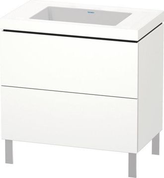 Duravit Duravit - Lavamanos Para Muebles L-cube C-bonded Con Base De Pie