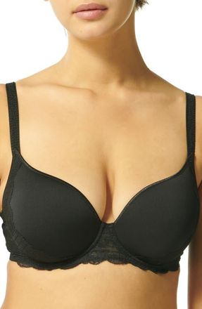 Simone Pérèle Reve Underwire 3D Plunge Bra in Black at Nordstrom, Size 30G