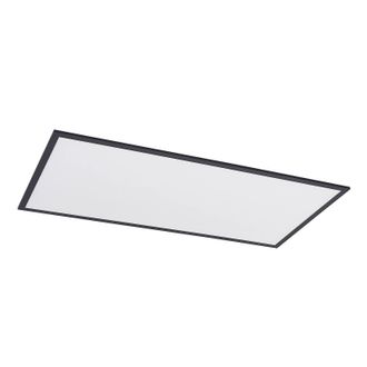 Lindby Led Panel nelios En Negro De Aluminio - Lindby