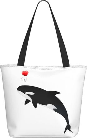 AOOEDM Cute Killer Whale Ladies Shopping Bag 13x11x7in.The Perfect ValentineS Day Gift.It Is The Best ValentineS Day Gift For Mom, Daughter, Wife,Etc