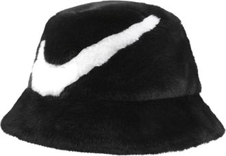 Nike (WMNS) Nike Apex Faux Fur Swoosh Bucket Hat Black FV6417-010