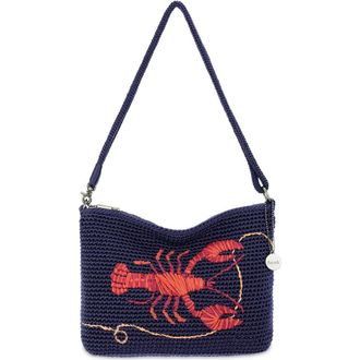 The Sak Lumi Covertible Crossbody Hand Crochet Bag in Lobster at Nordstrom
